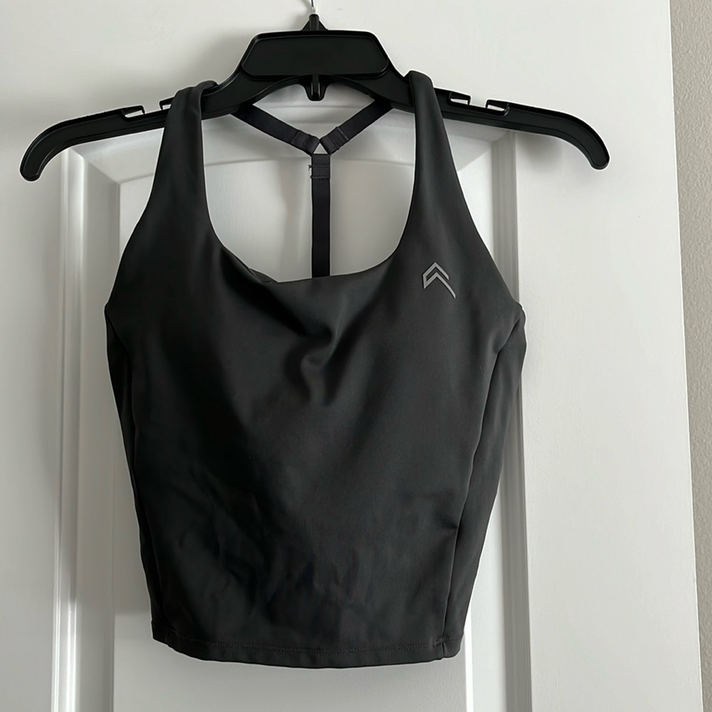 Oner Active M Timeless Square Neck Mid Vest Coal Color